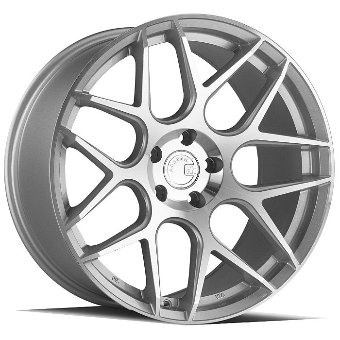 Aodhan AFF2 Gloss Silver Machined Face 20x9 5x112 +30