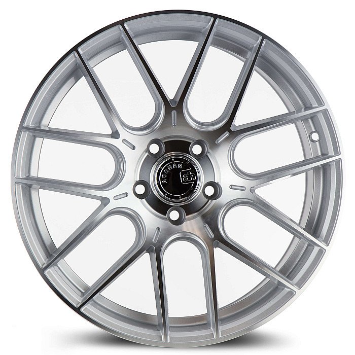 Aodhan AH-X Gloss Silver Machined Face 18x9.5 5x112 +35